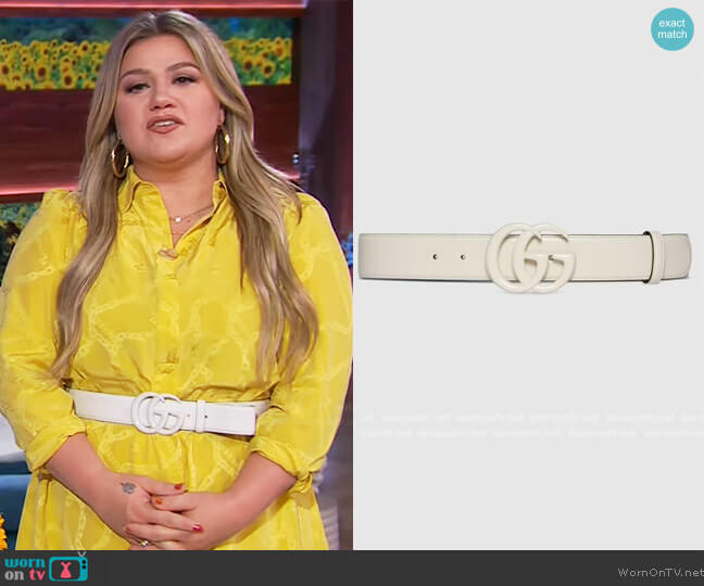 Gucci GG Marmont Belt worn by Kelly Clarkson on The Kelly Clarkson Show