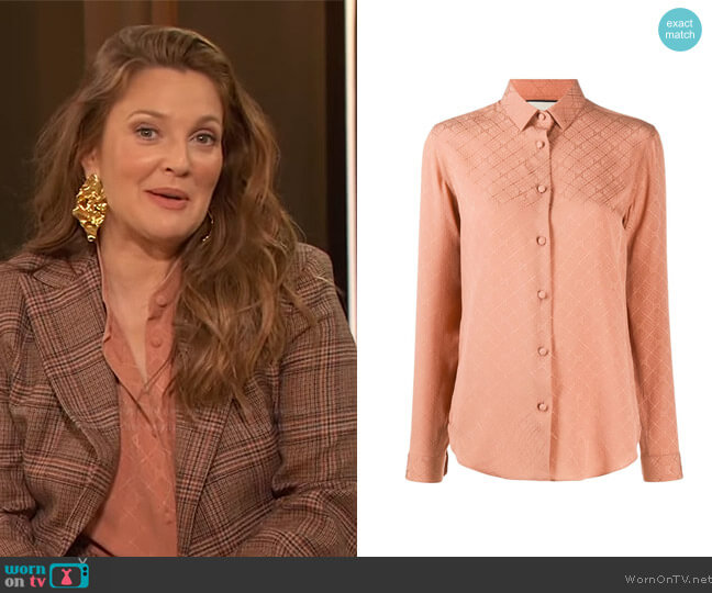 WornOnTV: Drew’s brown plaid blazer and pants on The Drew Barrymore ...