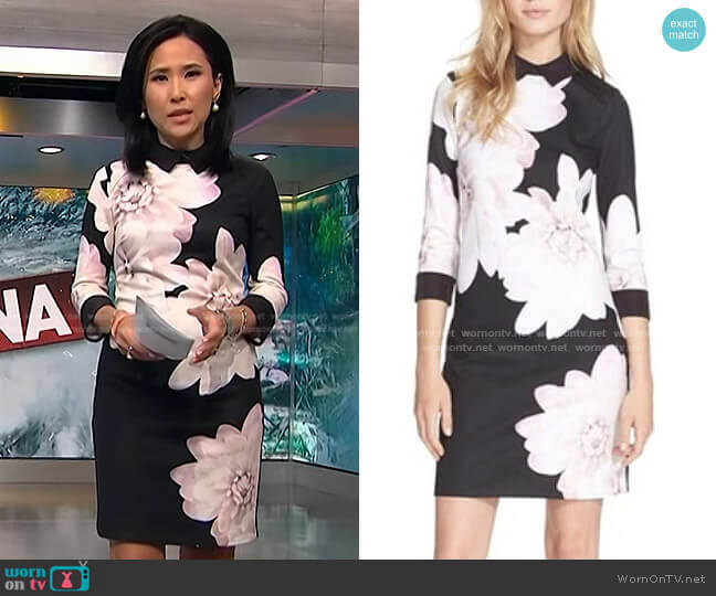 Ted Baker Kida Dress worn by Vicky Nguyen on NBC News Daily