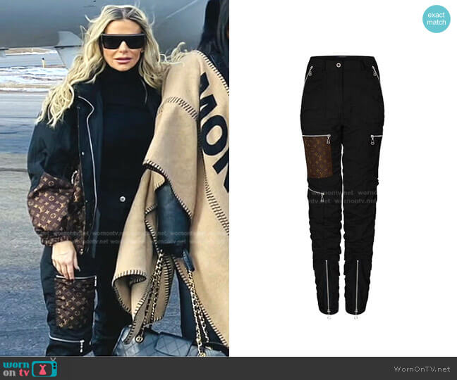 Louis Vuitton Ski Jacket worn by Dorit Kemsley as seen in The Real