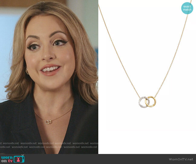 Fallon’s ring necklace on Dynasty