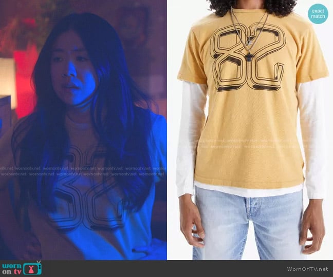 Mother The Buster Eighty Two T-Shirt worn by Alice Kwan (Sherry Cola) on Good Trouble