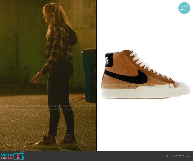 Nike Blazer 77 Mid Shoes worn by Tory Nichols (Peyton List) on Cobra Kai