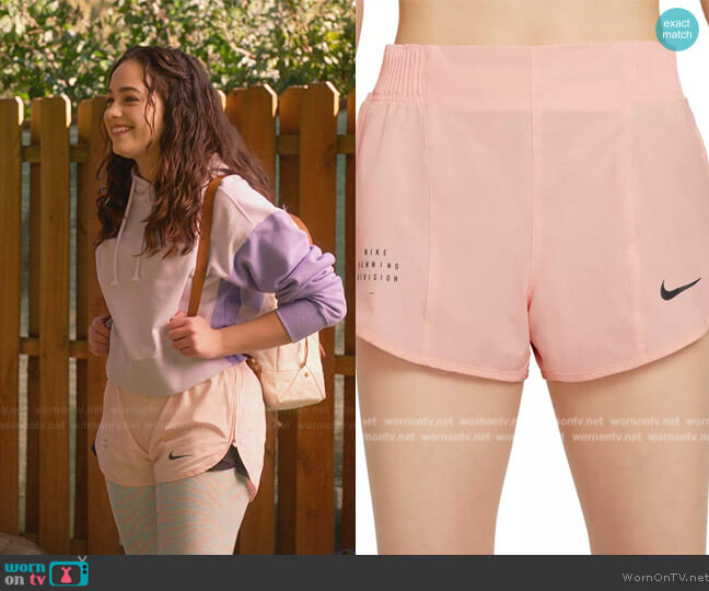 Nike Dri-fit Run Division Tempo Running Shorts worn by Samantha LaRusso (Mary Mouser) on Cobra Kai