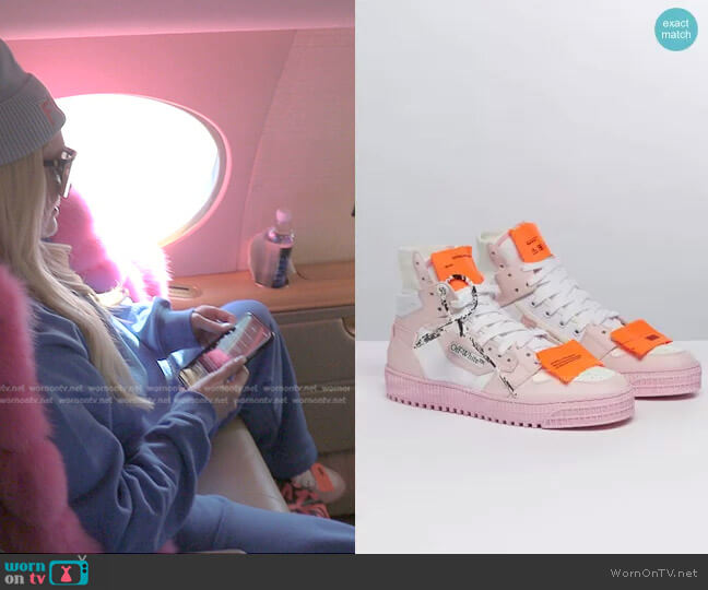 Off White Off-Court 3.0 Sneakers worn by Erika Jayne on The Real Housewives of Beverly Hills
