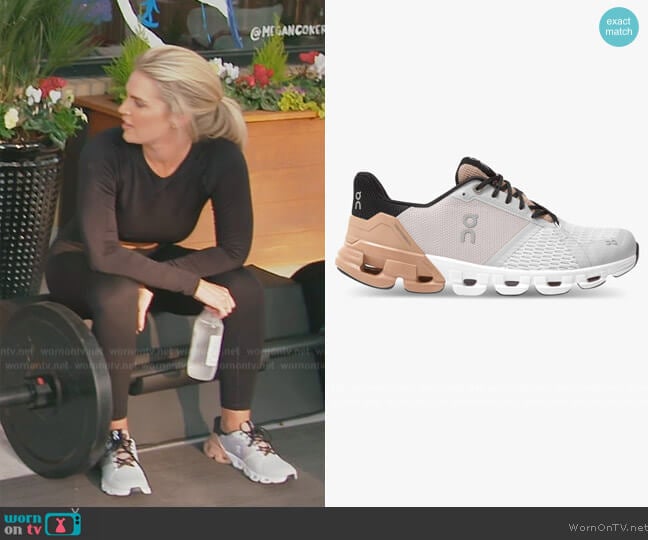 On Running  Cloudflyer Glacier Rosebrown Running Shoes Sneakers worn by Madison LeCroy on Southern Charm