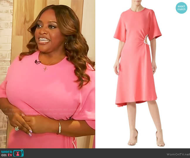 See by Chloe Cut Out A Line Dress worn by Sherri Shepherd on Extra