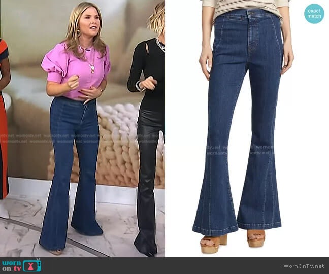 WornOnTV: Jenna’s flare jeans on Today | Jenna Bush Hager | Clothes and ...