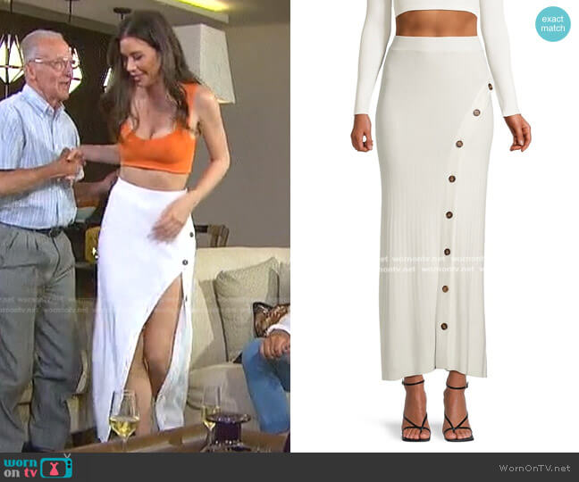 Significant Other Dacia Knit Midi-Skirt worn by Gabriela Windey on The Bachelorette