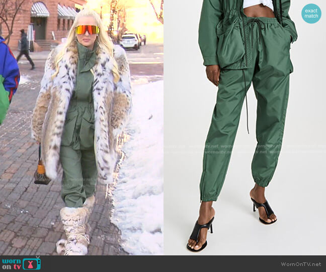 Wardrobe.NYC Elasticized Nylon Utility Pants worn by Erika Jayne on The Real Housewives of Beverly Hills