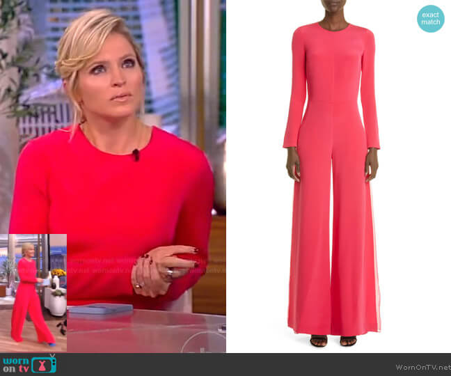 WornOnTV: Sara’s pink jumpsuit on The View | Sara Haines | Clothes and ...