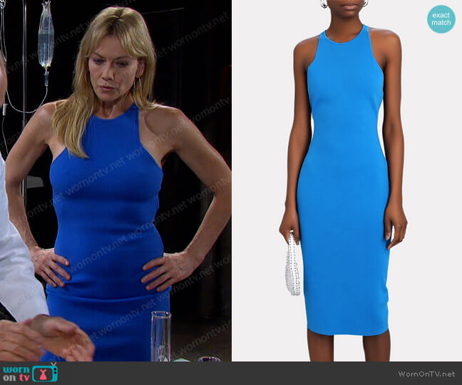 A.L.C. Pierce Sleeveless Mini Dress worn by Kristen DiMera (Stacy Haiduk) on Days of our Lives