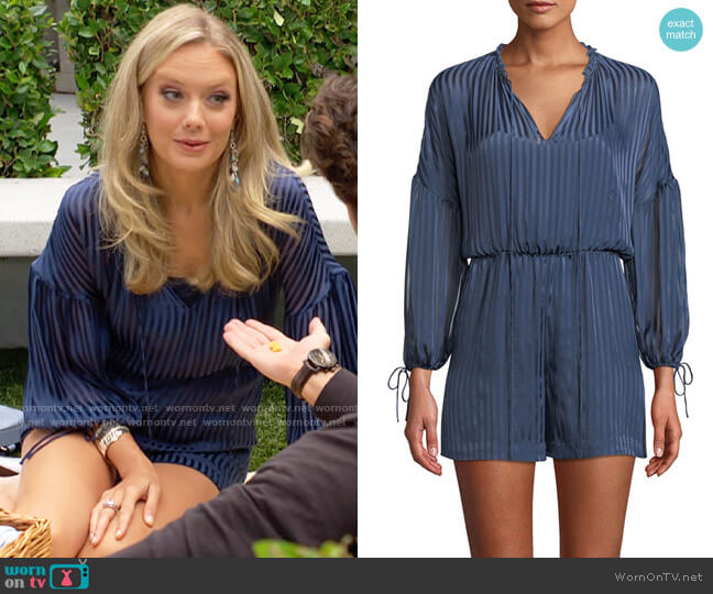 Alice + Olivia Callan Romper worn by Abby Newman (Melissa Ordway) on The Young and the Restless