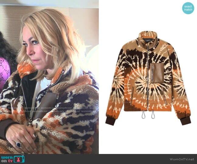 Amiri Tie Dye Track Jacket worn by Sutton Stracke on The Real Housewives of Beverly Hills