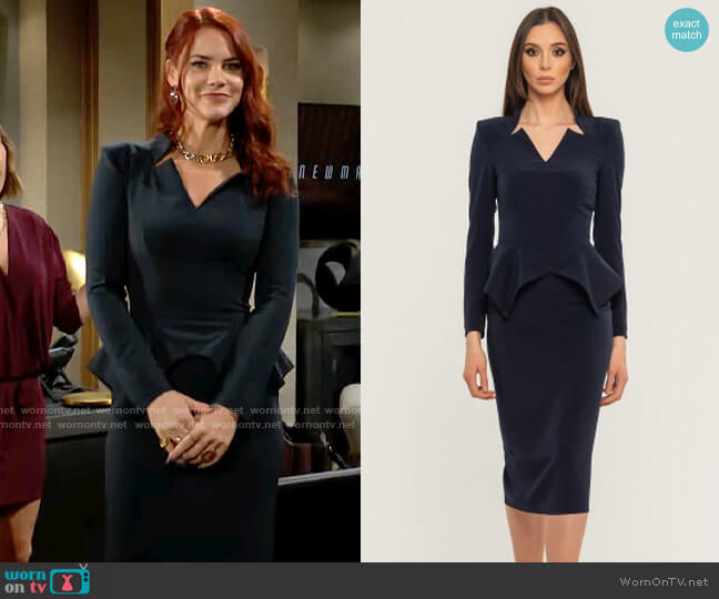 BGL Style 7190/17355 worn by Sally Spectra (Courtney Hope) on The Young and the Restless