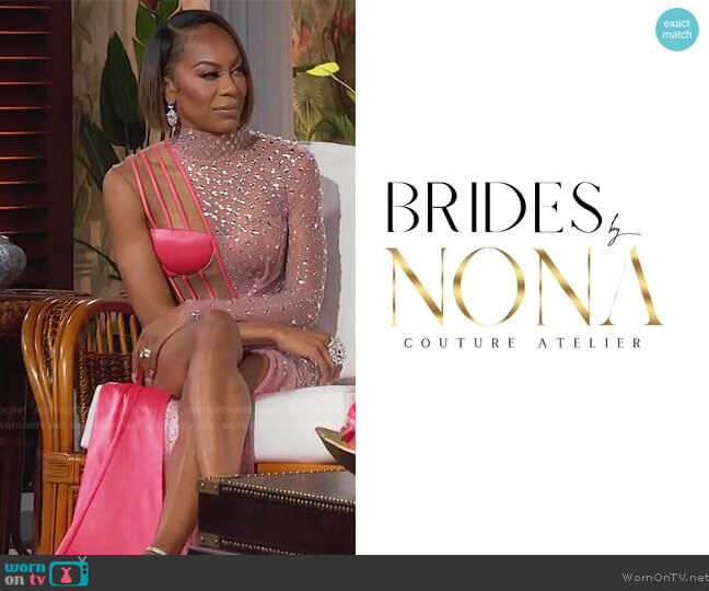 Brides by Nona Custom Dress worn by Sanya Richards-Ross on The Real Housewives of Atlanta
