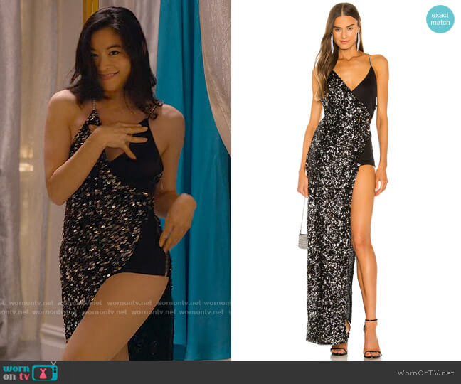Bronx and Banco Simone Gown worn by Ingrid Yun (Arden Cho) on Partner Track