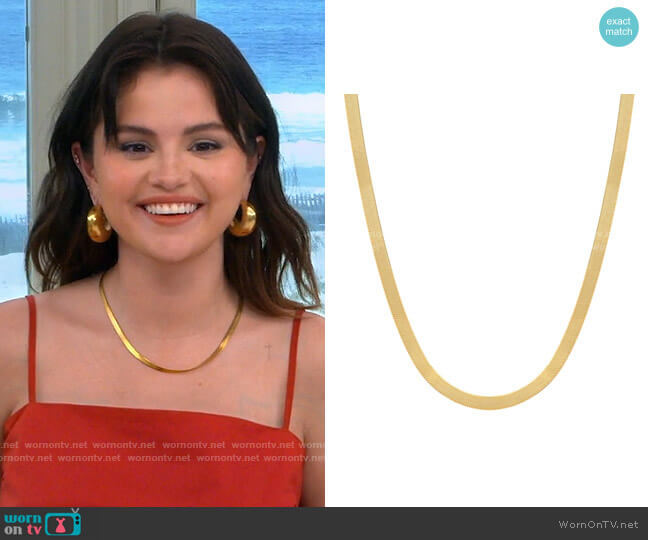 Bychari Kira Necklace worn by Selena Gomez on Selena + Chef