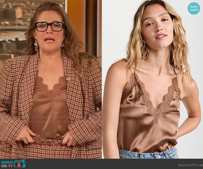 Cami NYC Everly Cami worn by Drew Barrymore on The Drew Barrymore Show