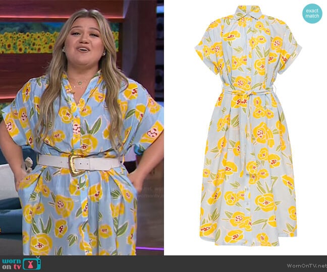 Carolina K Valerie Kaftan worn by Kelly Clarkson on The Kelly Clarkson Show