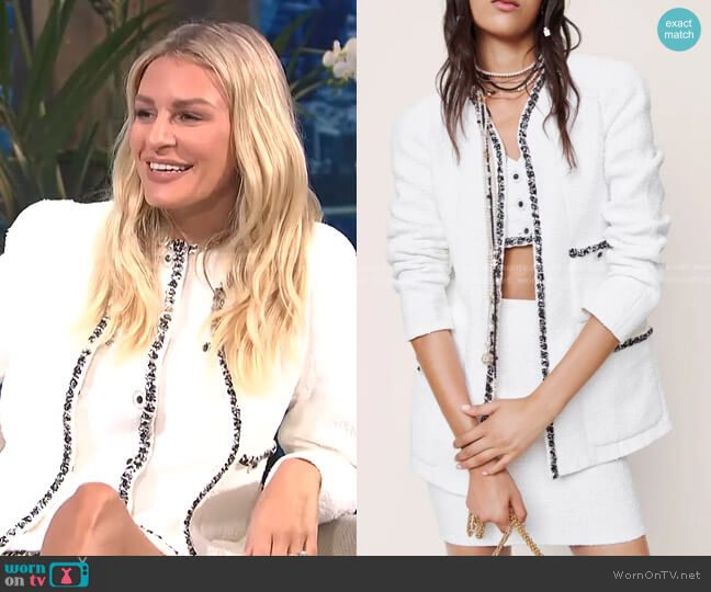 Chanel Summer 2022 Collection worn by Morgan Stewart on E! News