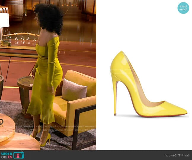 Christian Louboutin So Kate 120 Pumps worn by Tracee Ellis Ross on Hart to Heart