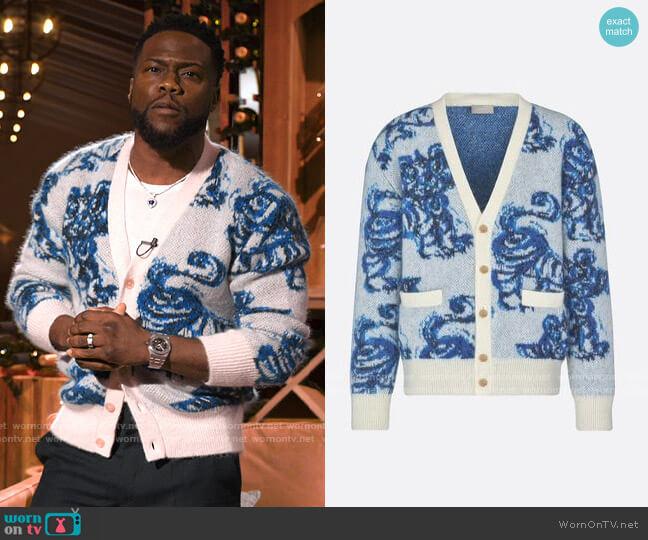 Dior SS22 Cardigan worn by Kevin Hart on Hart to Heart