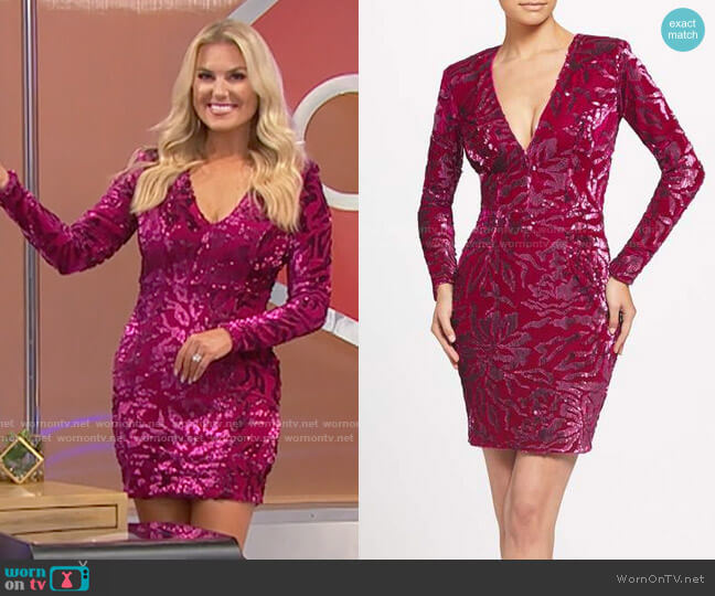 Dress the Population Riley Dress worn by Rachel Reynolds on The Price is Right
