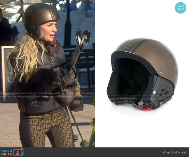 Fendi FF Protective Helmet worn by Dorit Kemsley on The Real Housewives of Beverly Hills