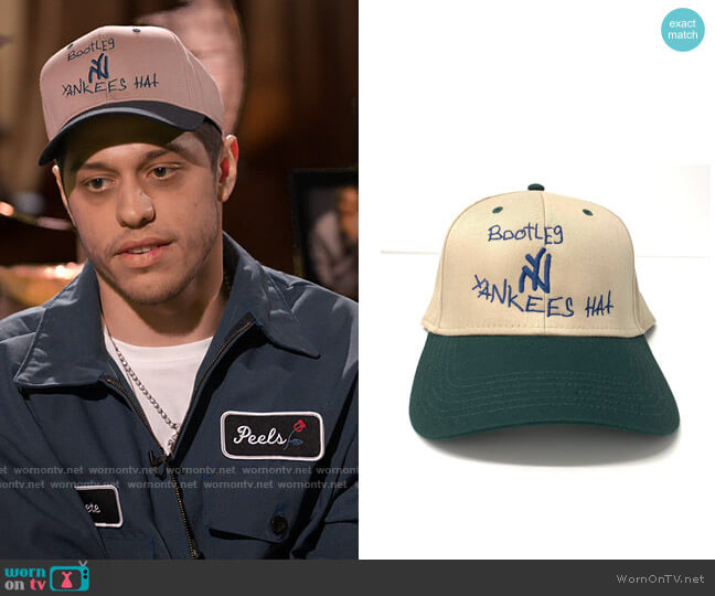 Goodshirts Bootleg NY Hat worn by Pete Davidson on Hart to Heart