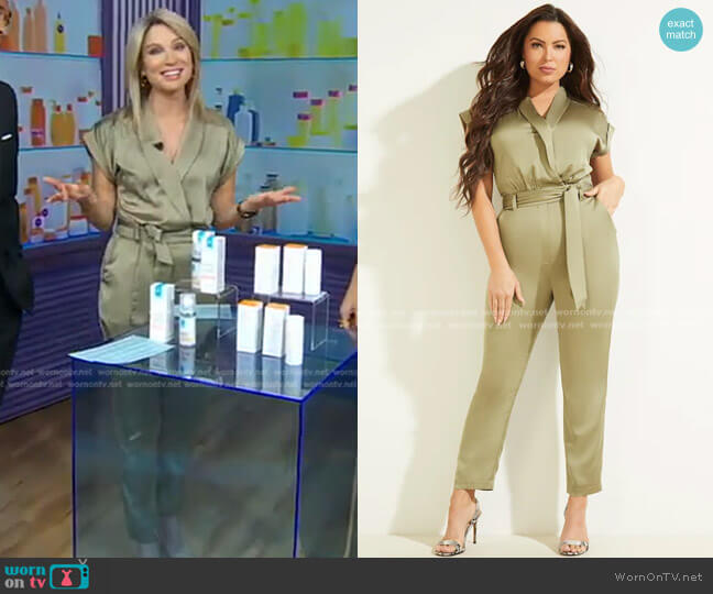 Guess Sophie Jumpsuit worn by Amy Robach on Good Morning America