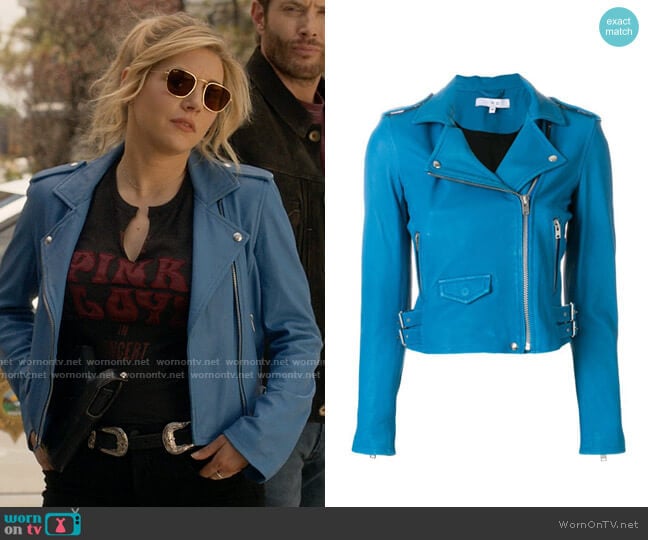 IRO Ashville Jacket worn by Jenny Hoyt (Katheryn Winnick) on Big Sky