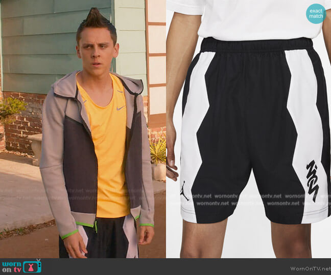 Nike Jordan Zion Dri-fit Woven Shorts worn by Jacob Bertrand (Jacob Bertrand) on Cobra Kai