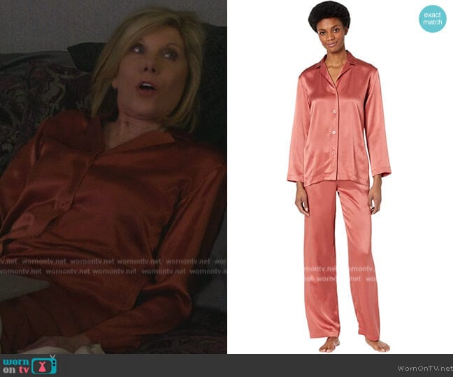 La Perla Silk Pajama worn by Diane Lockhart (Christine Baranski) on The Good Fight