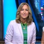 Lara’s green check tee on Good Morning America