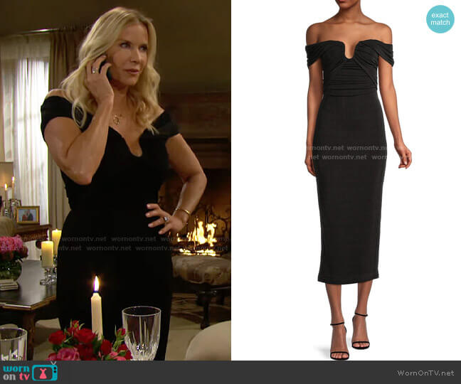Misha Maylee Dress worn by Brooke Logan (Katherine Kelly Lang) on The Bold and the Beautiful