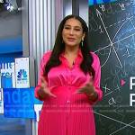 Morgan’s pink pleated skirt on NBC News Daily