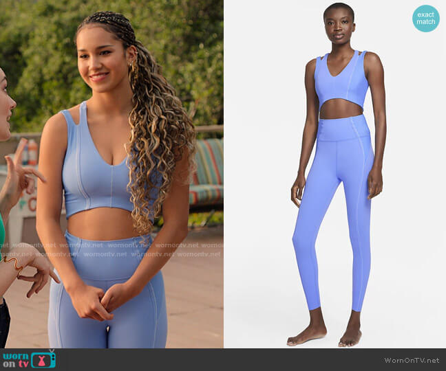Nike Yoga Luxe Dri-FIT Infinalon Jumpsuit worn by Gina (Sofia Wylie) on High School Musical The Musical The Series