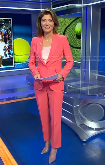 WornOnTV: Norah's pink blazer and trousers on CBS Evening News, Norah  O'Donnell