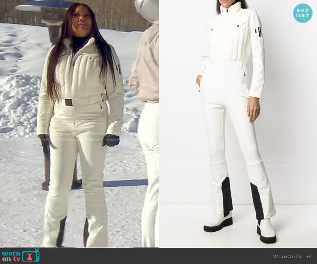 Perfect Moment Gstaad Padded Jumpsuit worn by Garcelle Beauvais on The Real Housewives of Beverly Hills