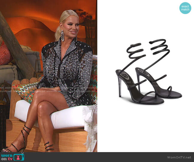 Caroline’s sandals on The Real Housewives of Dubai