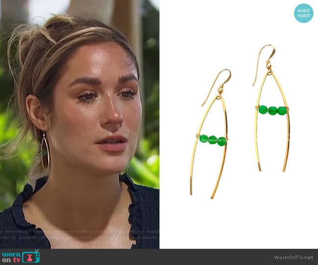 Robyn Rhodes Farrah Earrings worn by Rachel Recchia on The Bachelorette