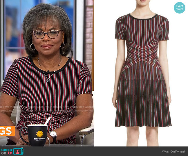 WornOnTV: Anita Hill’s striped dress on CBS Mornings | Clothes and ...