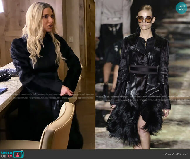 WornOnTV: Dorit's black trench coat on The Real Housewives of Beverly Hills, Dorit Kemsley