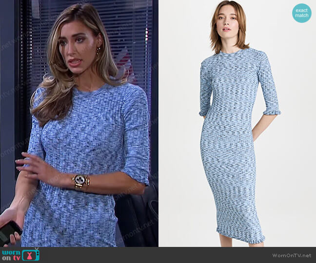 Veronica Beard Richie Knit Dress worn by Sloan (Jessica Michel Serfaty) on Days of our Lives