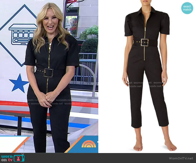 WornOnTV: Chassie’s black belted jumpsuit on Today | Chassie Post ...