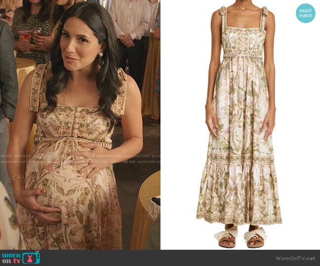 Zimmermann discount maternity dress