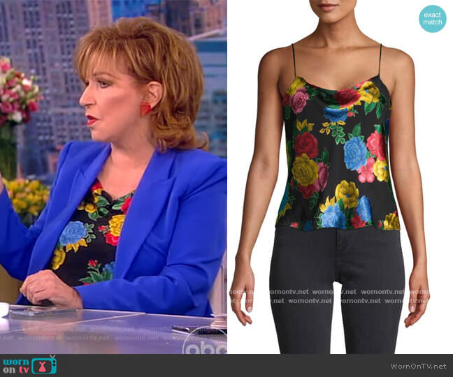 Alice + Olivia Floral-Print Top worn by Joy Behar on The View