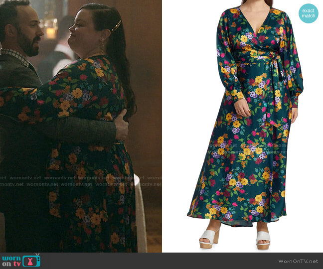 Baacal Maxi Wrap Dress worn by Jessica (Jessica Miesel) on The Resident