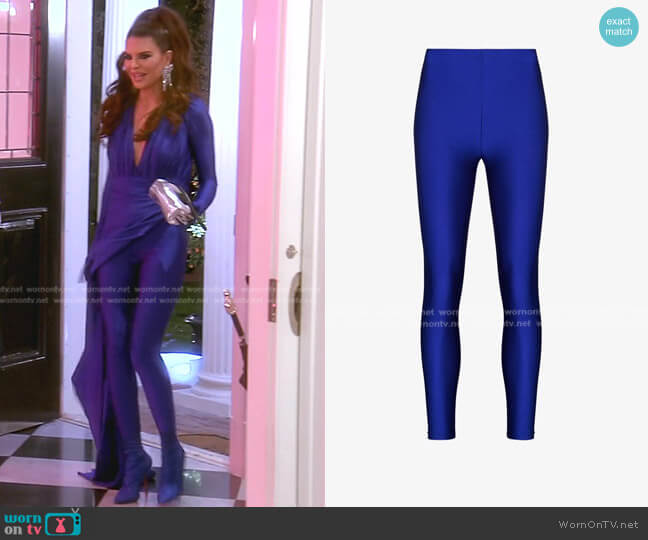 Balenciaga High Waist Leggings worn by Lisa Rinna on The Real Housewives of Beverly Hills